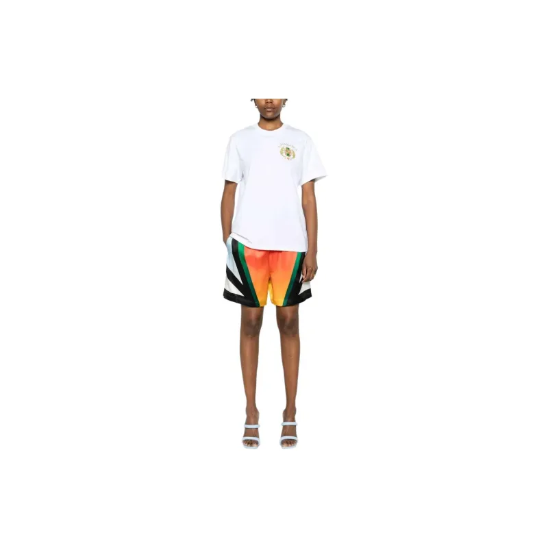 CASABLANCA Joyaux D'Afrique Tennis Club T-Shirt 'White'-1
