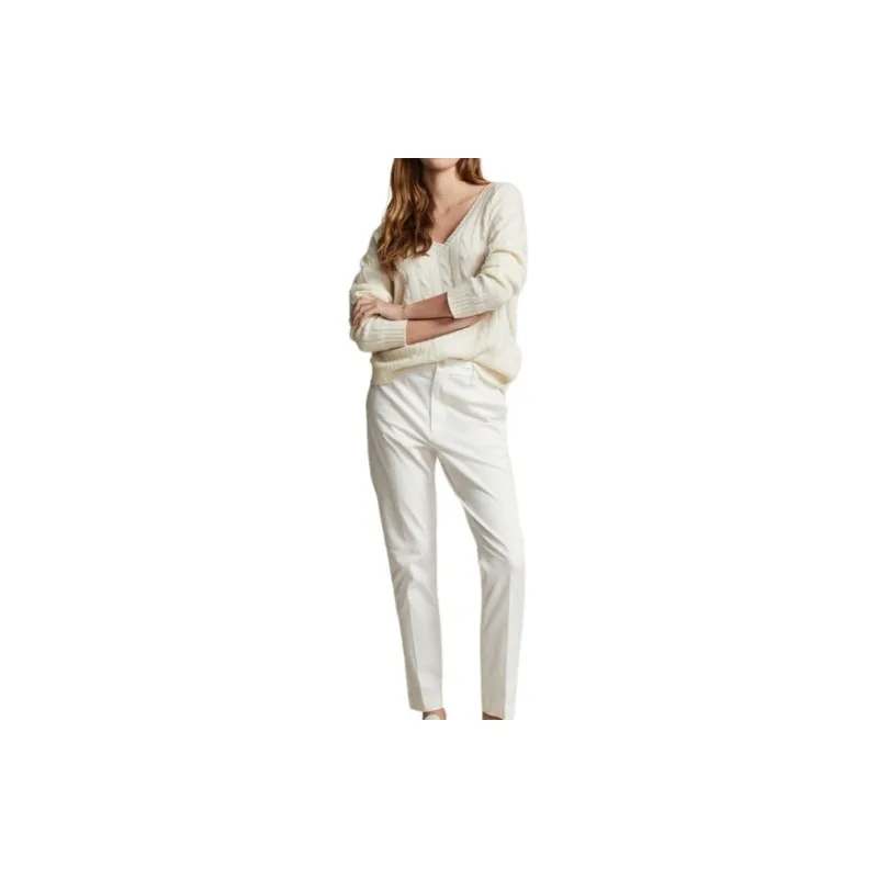 Polo Ralph Lauren SS24 Casual Pants Women's White-1