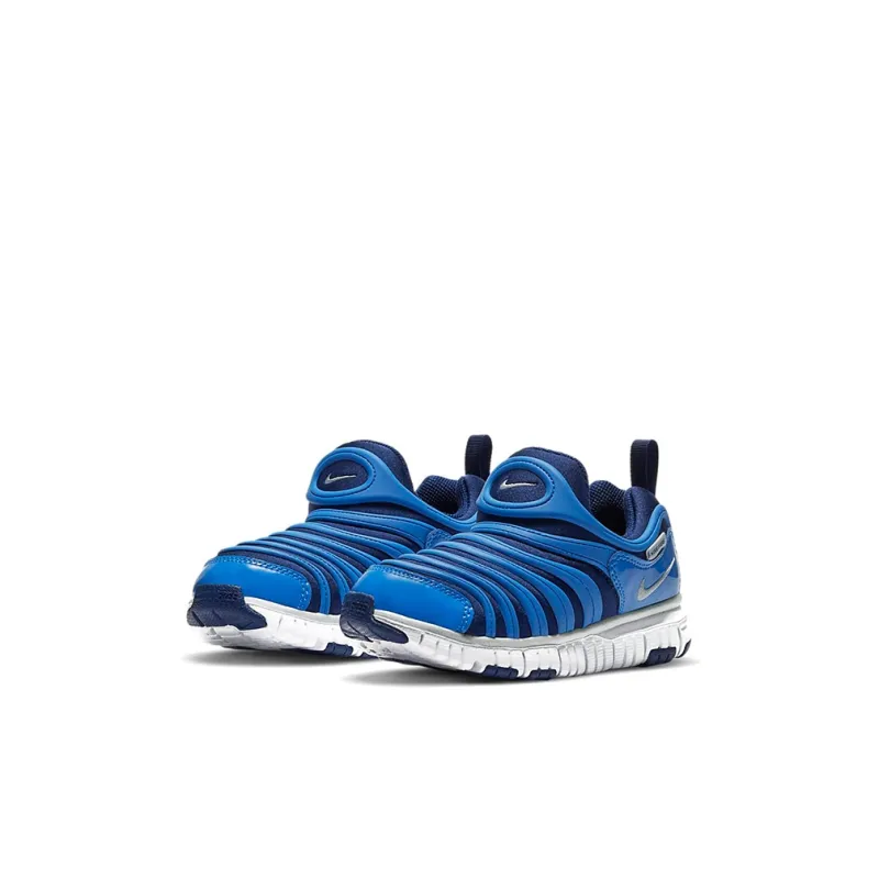 Nike Dynamo Free Sports Casual Shoes Blue White Children Aged 3 7 Years Old-2