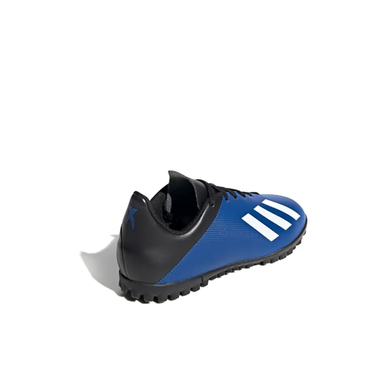 Adidas X 19.4 Slip Resistant Cushioning Abrasion Resistant Low Top Kids' Soccer Shoes Blue Black White Kids'-3