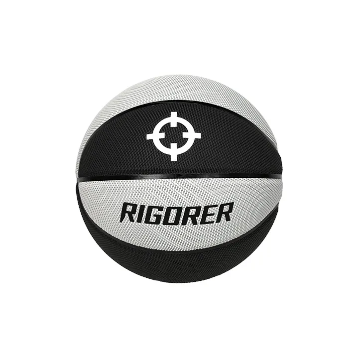 RIGORER PU Basketball Black Gray Size 7 Training Unisex-1