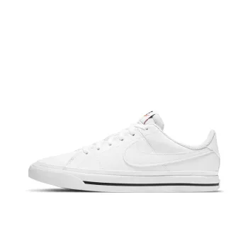Nike Court Legacy Slip Resistant Cushioning Wear Resistant Balance Low Top Kids' Skateboarding Shoes White Teenagers