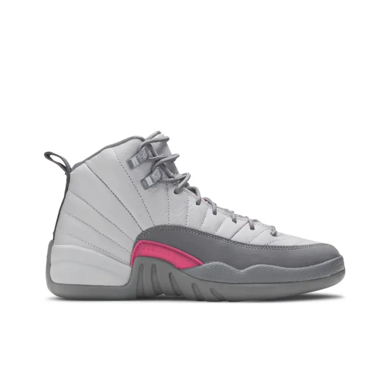 Jordan 12 Retro Wolf Grey Vivid Pink GS-1