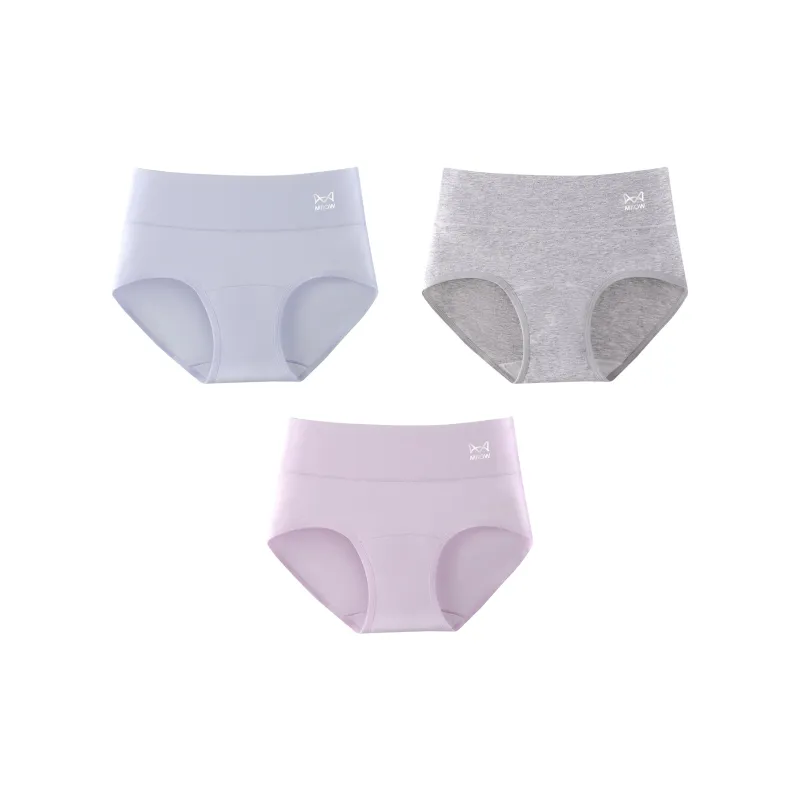 MIIOW Solid Cotton Underpants Women's 3 Pack-6