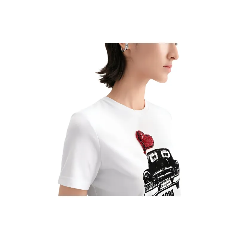 KARL LAGERFELD T Shirt Women's White-4