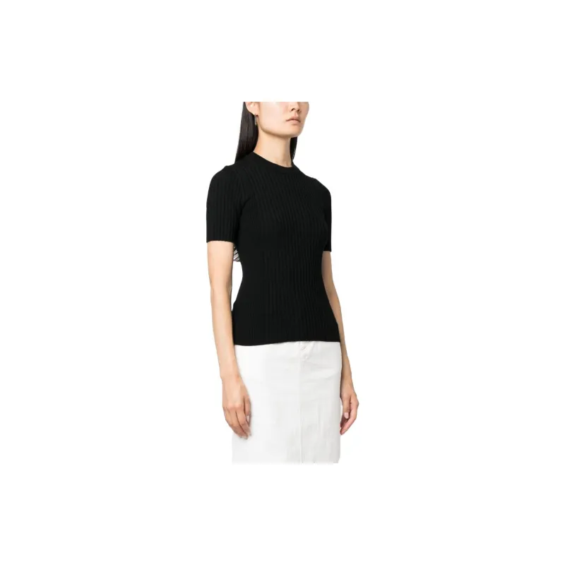 Rabanne Ribbed knit Wool blend Top-3