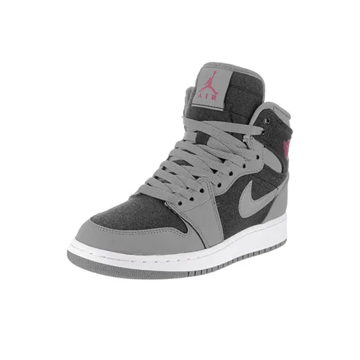 Jordan 1 Retro High GS Cool Grey Vivid Pink-1