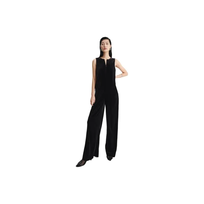 Roselingling Jumpsuit Women's Elegant Black-2