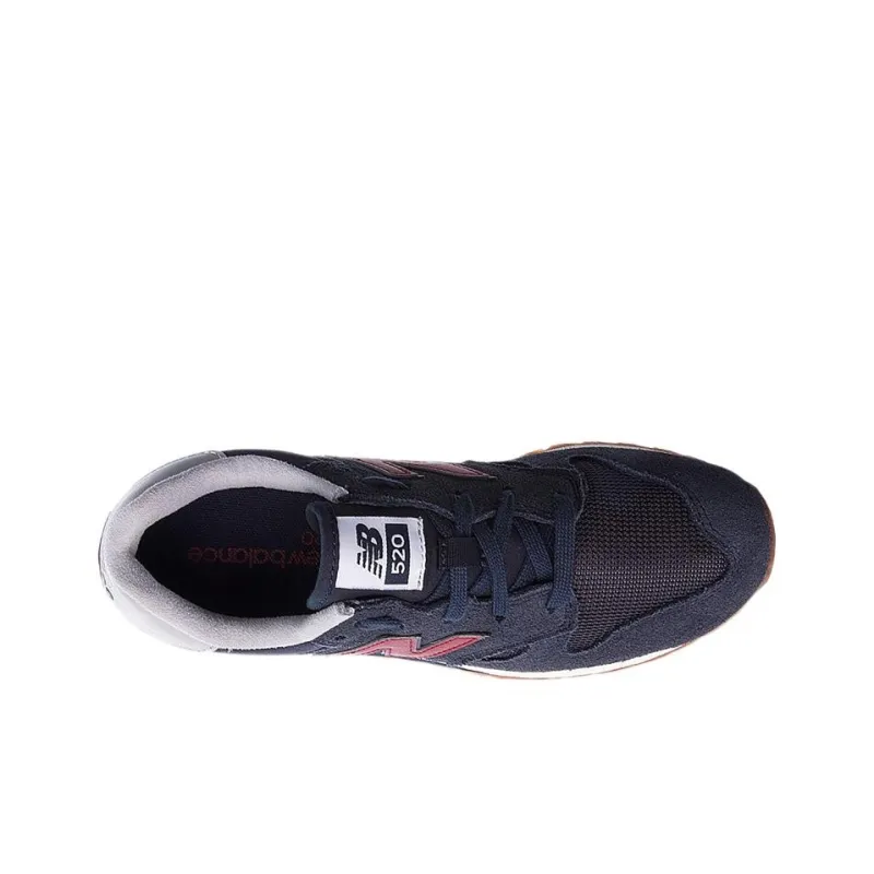 New Balance NB 520 Slip Resistant, Abrasion Resistant, Breathable Low Top Running Shoes Men's Blue Red-3