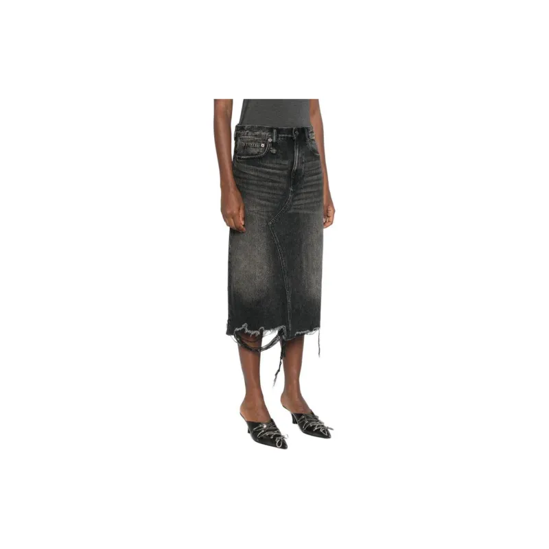 R13 Jesse Frayed Skirt-3