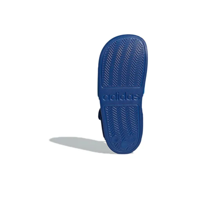 Adidas Adilette Casual Sports Sandals Blue Kids'-5