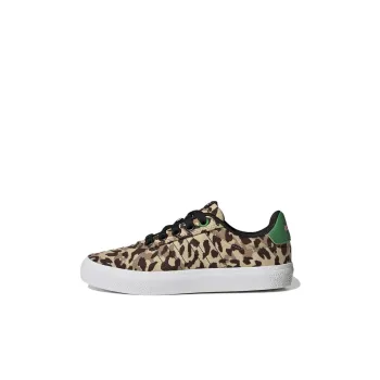 Adidas Neo Vulc Raid3r Skateboarding K Abrasion Resistant Low Top Kids' Skateboarding Shoes Leopard Print Kids'