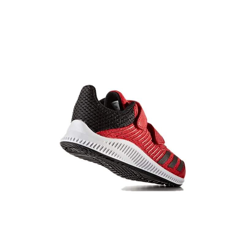 Adidas Fortarun CF I Abrasion Resistant Low Top Toddler Shoes Red Black Infant And Toddler-3