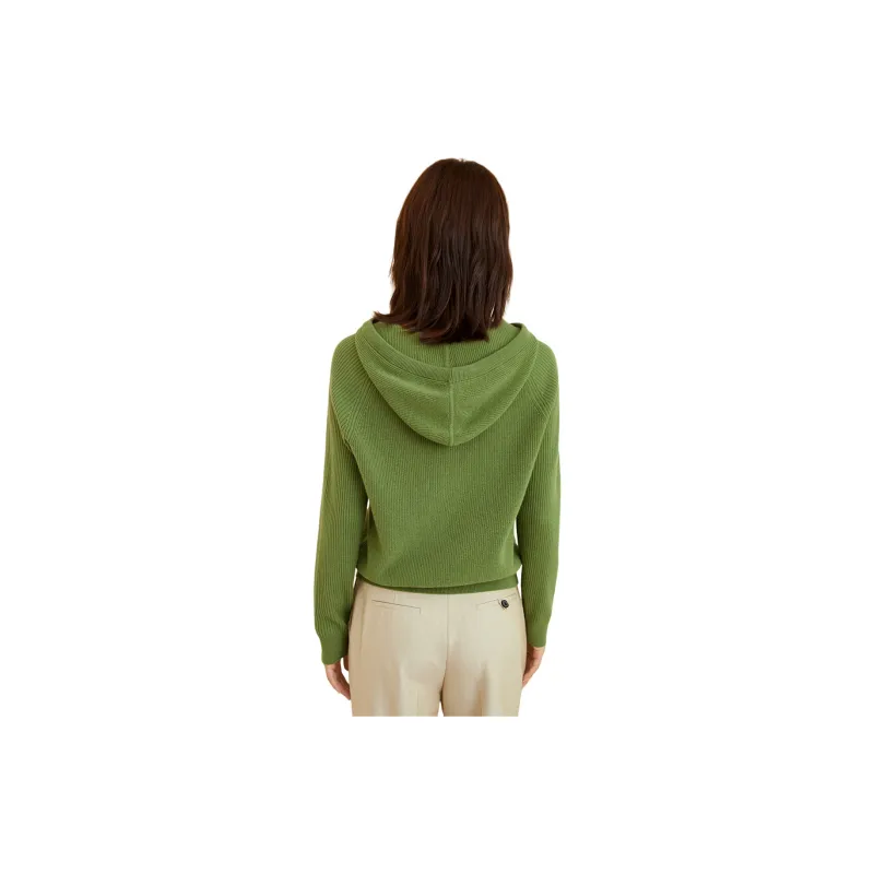 H YXIANG Sweater Women's Black/Camel/Blue-10