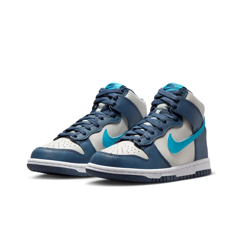 Nike Dunk High GS 'Light Bone Diffused Blue'-2