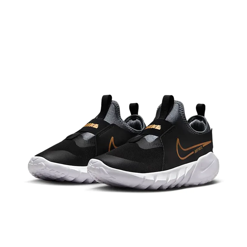 Nike Flex Runner 2 'Black Metallic Gold' GS-2