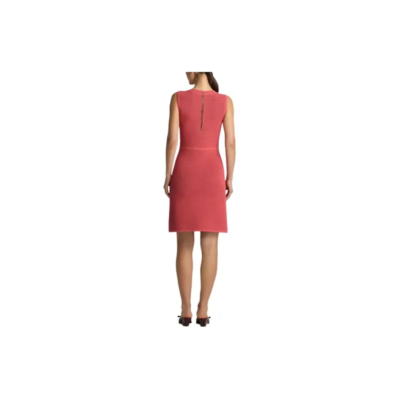 St. John Scoop-neck Knitted Minidress-3
