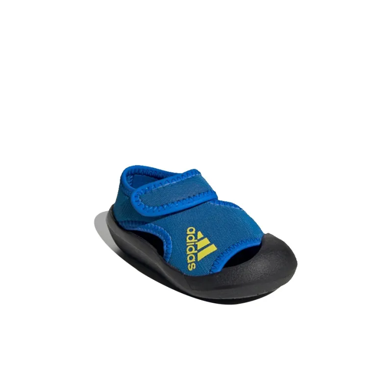 Adidas Slip Resistant, Abrasion Resistant, Breathable Low Top Sandal Blue Infant And Toddler-2