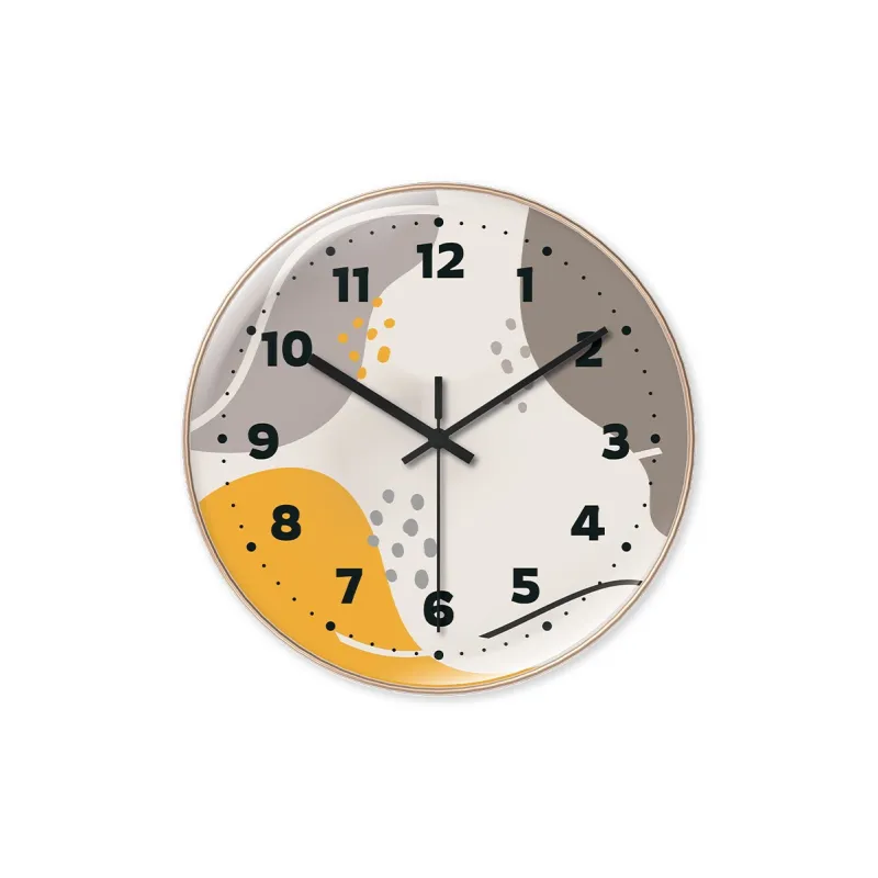 WEESHI Sweeping Seconds Movement Minimalist Style Wall Clock Unisex-3