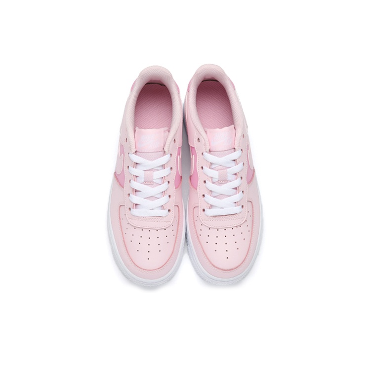 air force 1 trainers pink foam white metallic platinum