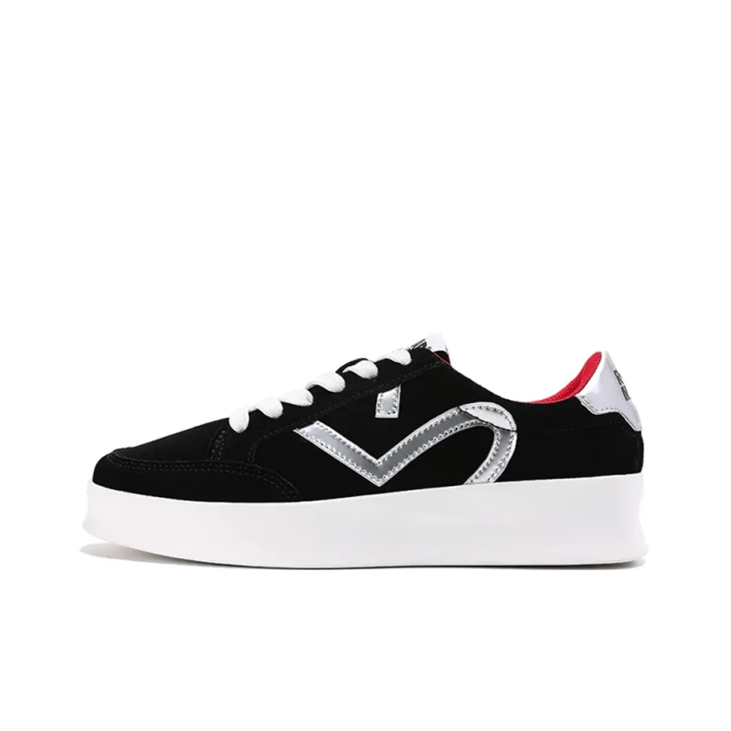 Road Mate Slip Resistant Cushioning Low Top Skateboard Shoes Women's Black-0
