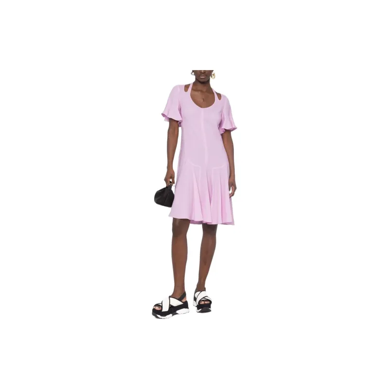Stella McCartney Cut Out V-Neck Midi Dress-1
