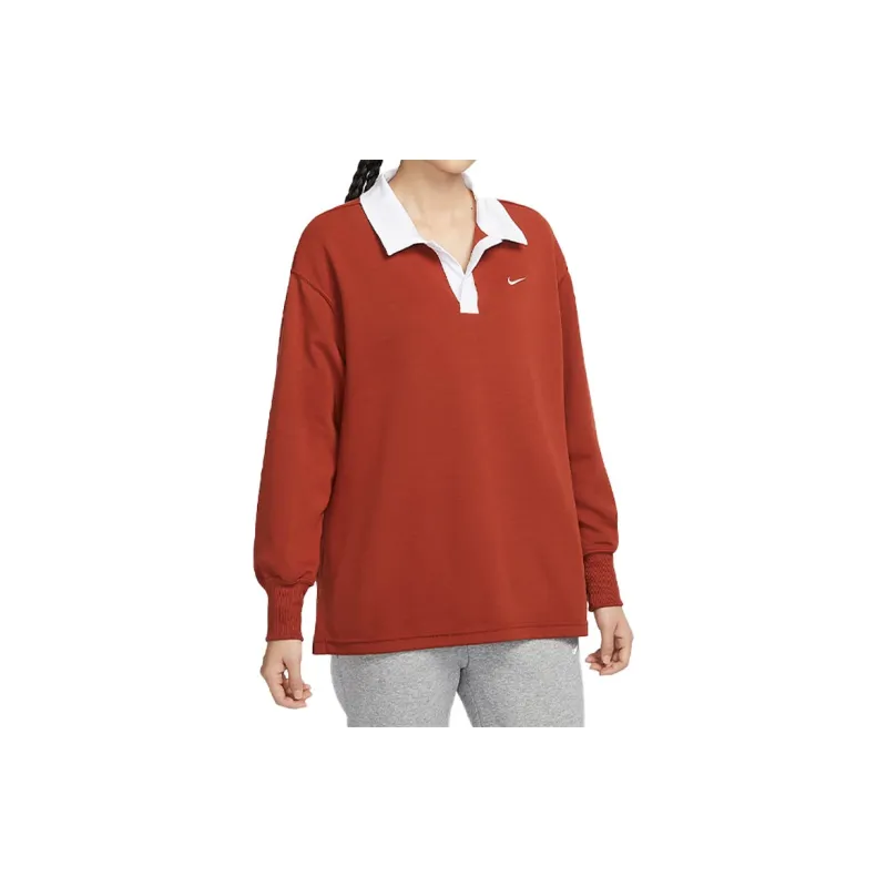 Nike Sportswear Essentials Series T Shirts Women's Dark Orange-3