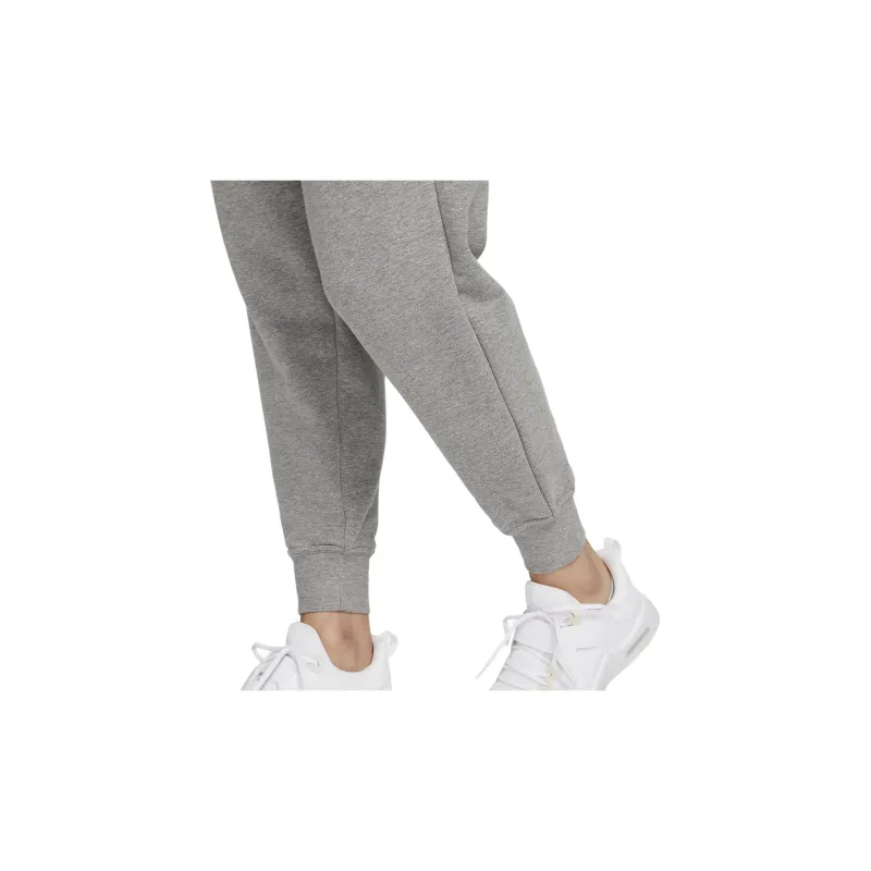 Nike Dri FIT One Knitted Sports Pants Women's Gray-3