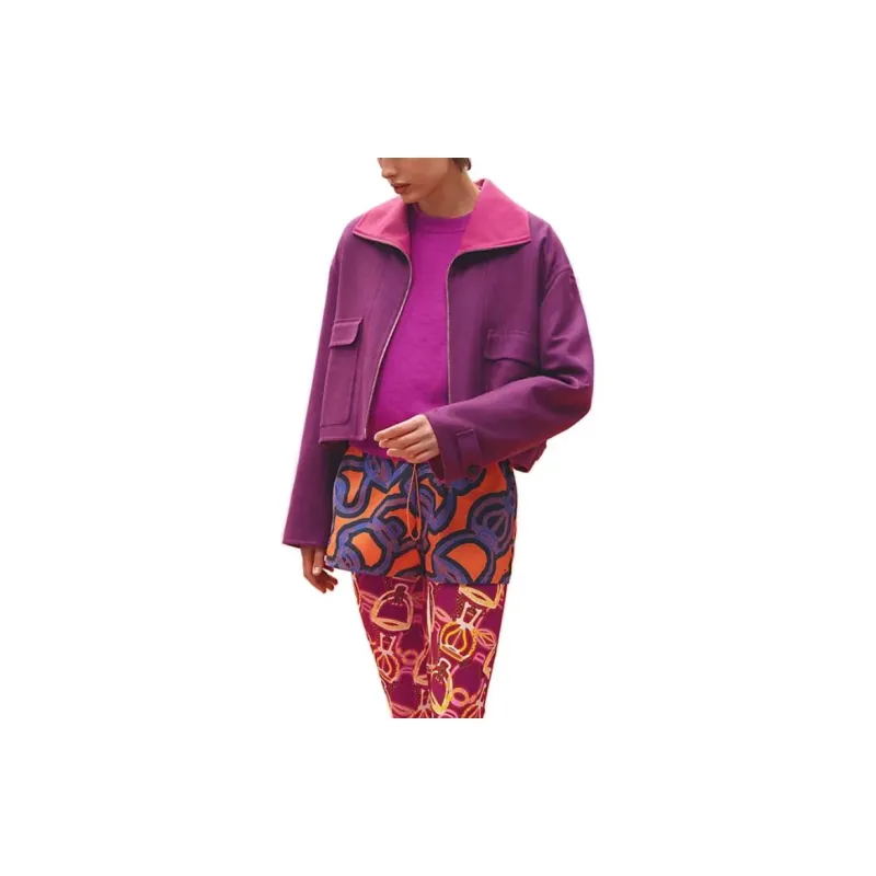 HERMES Jackets Women's Fuchsia-1