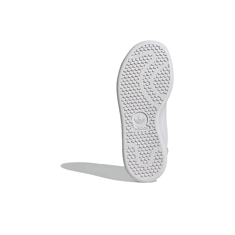 Adidas Originals STAN SMITH Anti Slip Wear Resistant Low Top Kids' Skateboarding Shoes White Kids'-4