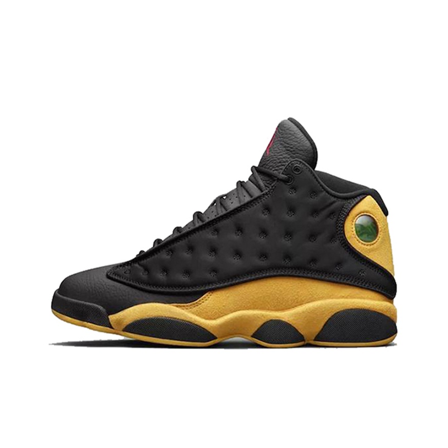 Jordan 13's black and yellow best sale