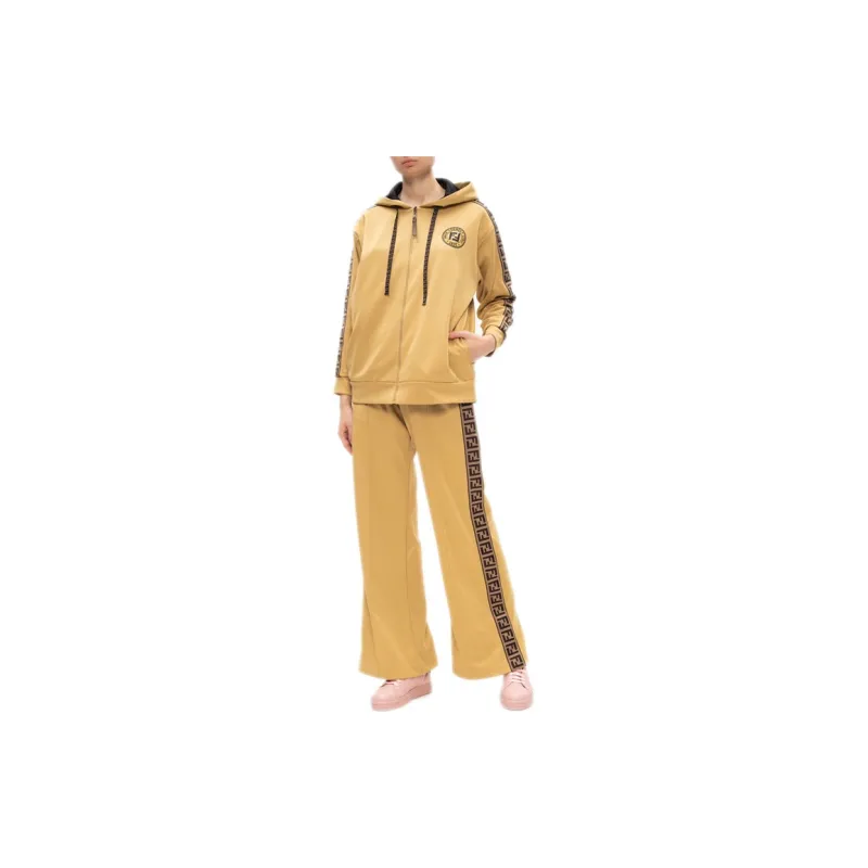 FENDI Casual Pants Women's Yellow-3