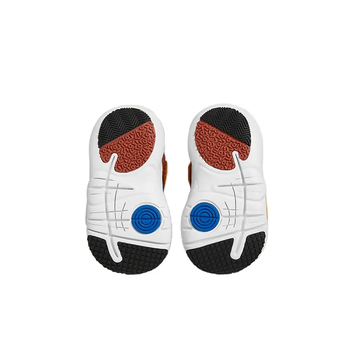 Nike Flex Advance Hook and Loop Low Top Toddler Shoes Gray Orange Infant And Toddler-5