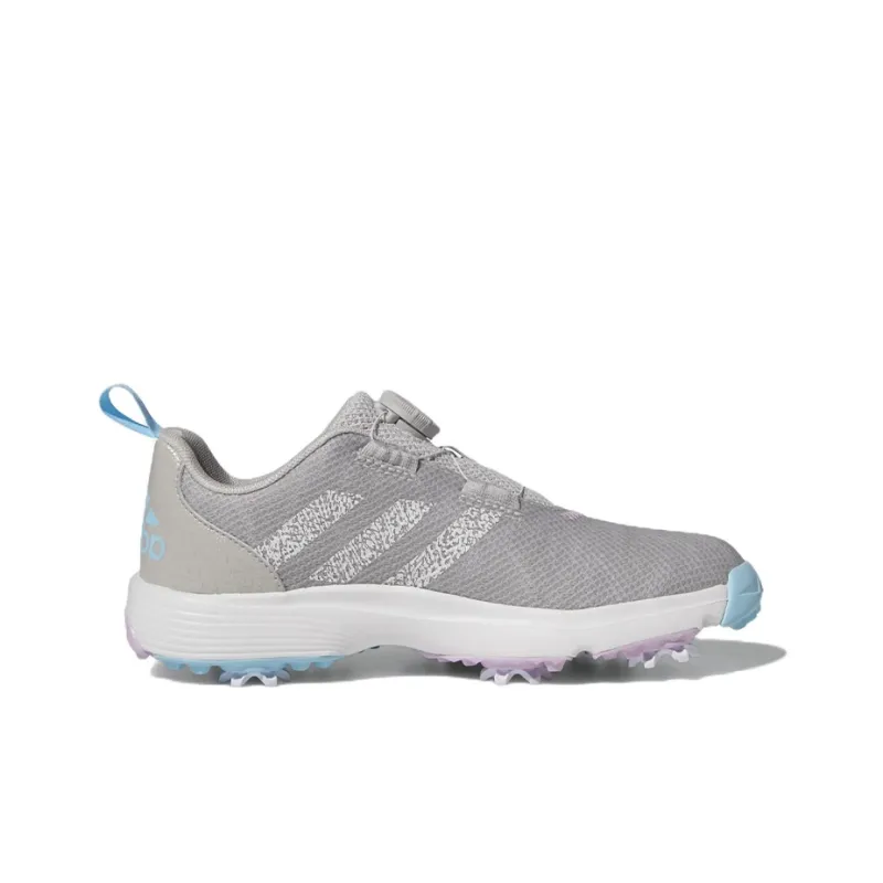 Adidas CodeChaos 22 Boa J Abrasion Resistant Low Top Kids' Training Shoes Gray Teenagers-1