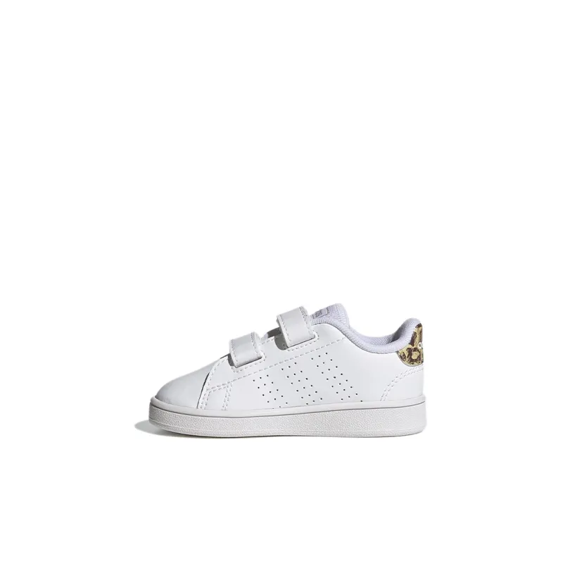 Adidas Neo ADVANTAGE Low Top Toddler Shoes White Yellow Infant And Toddler-0