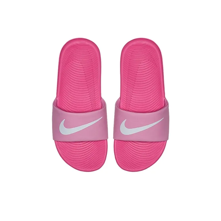 Nike Kawa Anti Slip Wear Resistant Kids' Slippers Pink Kids'-3