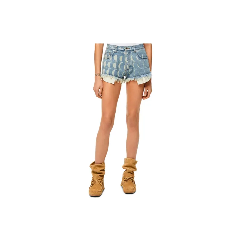LOEWE Moon Calendar Shorts 'Blue'-3