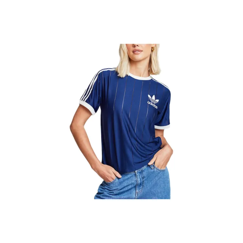Adidas Originals T Shirt Women's Dark Blue-3