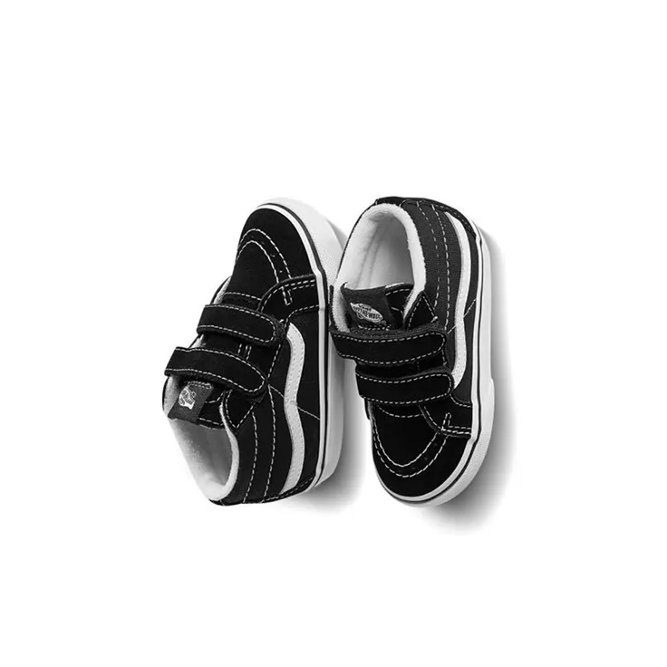 Vans SK8 High Top Skateboard Shoes Black Baby-2