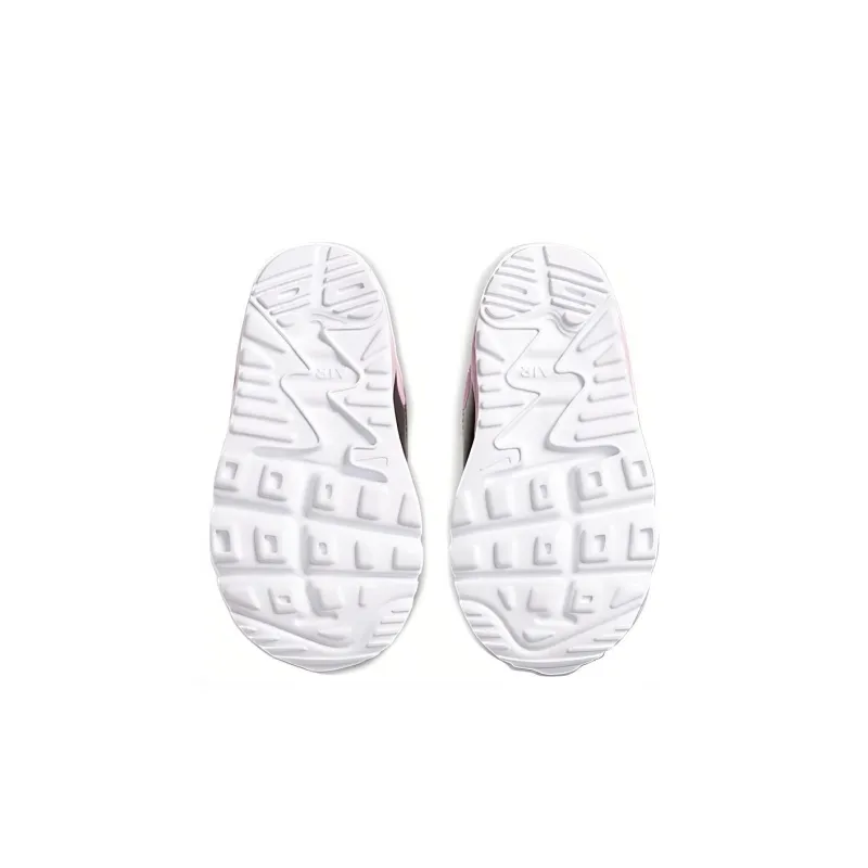 Nike Air Max 90 Low Top Running Shoes Black Pink Infant And Toddler-5