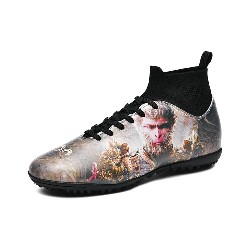 MEKY TF Rubber Broken Studs Artificial Ground Anti Slip And Wear Resistant Coverage Soccer Shoes Unisex-1