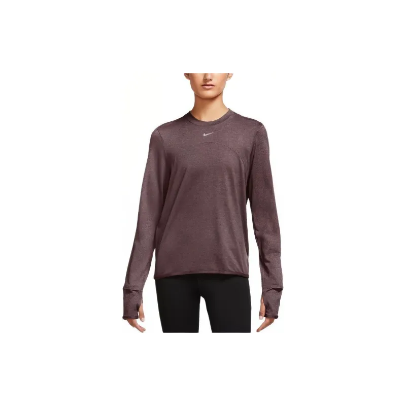 Nike T-Shirt Women's Dark Purple Burgundy-1