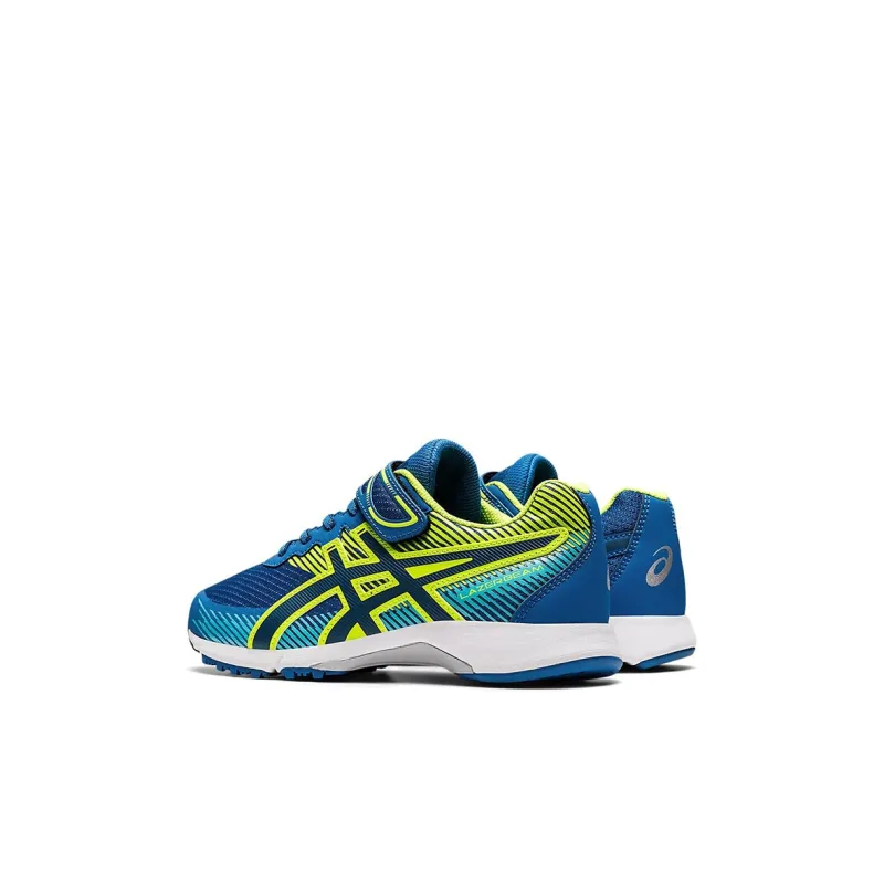 Asics Lazerbeam RG MG Anti-Slip Wear-Resistant Low-Top Running Shoes Blue Yellow Kids'-3