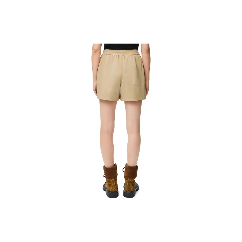 LOEWE Elasticated Waistband Satin Shorts-3