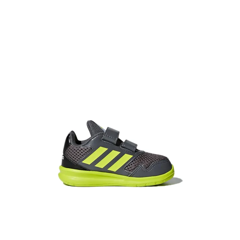 Adidas Altarun CF I Wear-Resistant Low-Top Toddler Shoes Gray Yellow Infant And Toddler-1