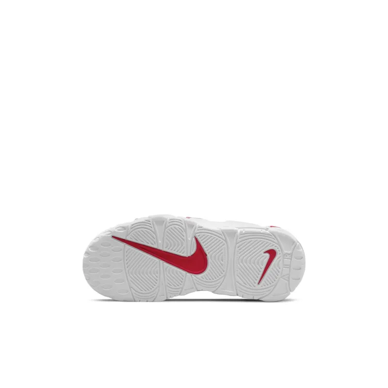 Nike Air More Uptempo White Varsity Red Outline PS-5