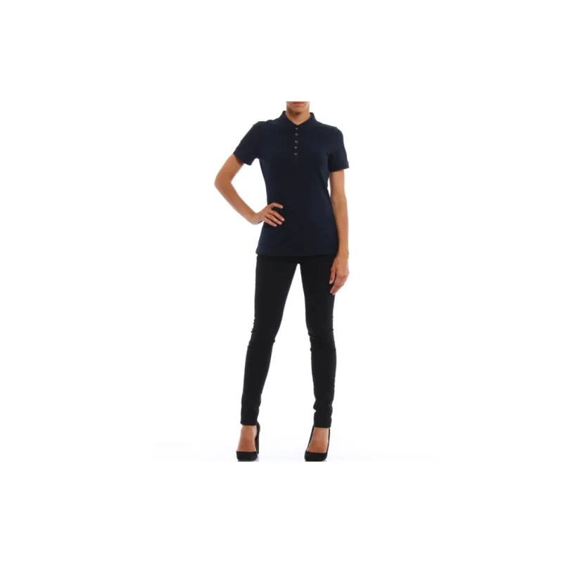 Burberry Polo Shirt Women's Dark Blue-5