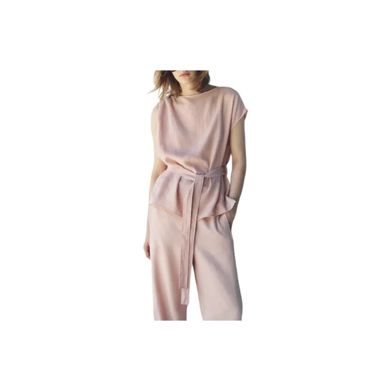 ZARA ZW Series Shirt Women's Pink-2