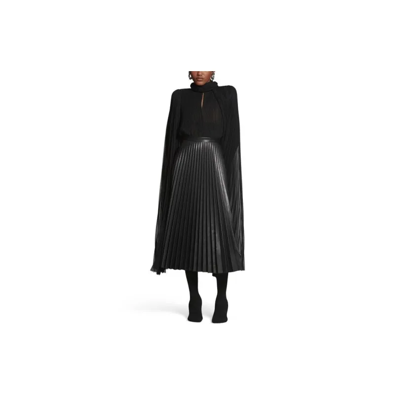 Balenciaga Casual Long Skirts Women's Black-2