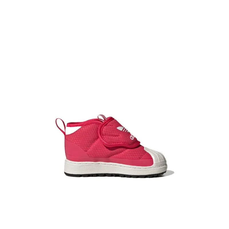 Adidas Originals Thermal Mid Top Toddler Shoes Pink White Infant And Toddler-1